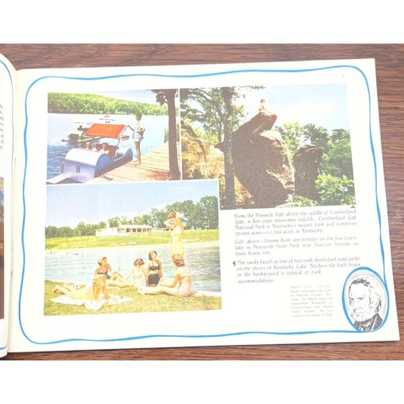 Vintage Official 1950 Kentucky Highways Road Map Photo Booklet Dept of Highways - Picture 3 of 9